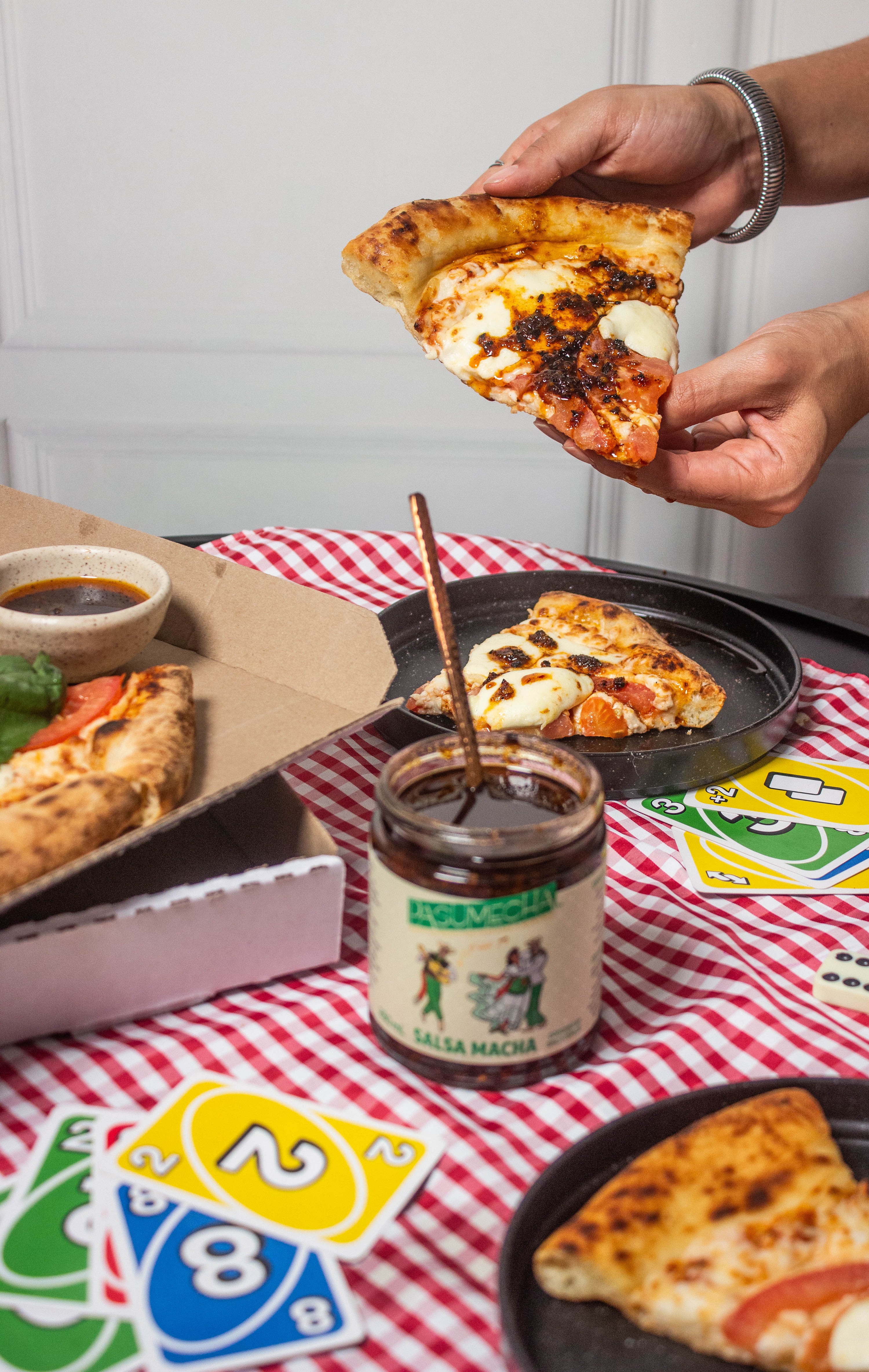 Salsa épicée pizza