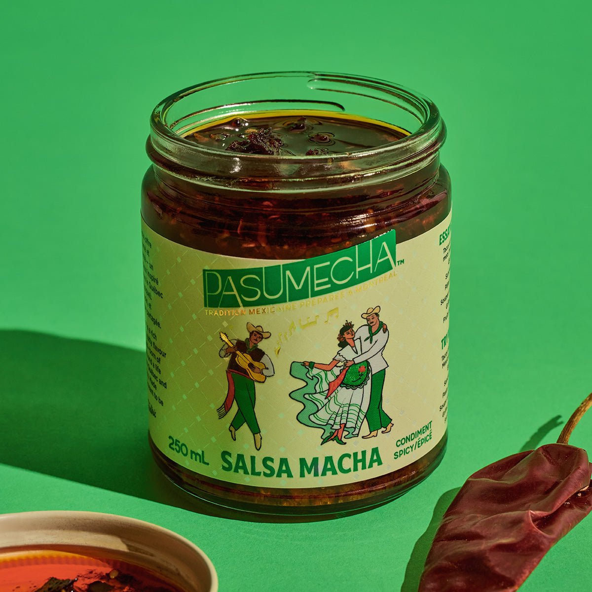 salsa macha épicée au Québec